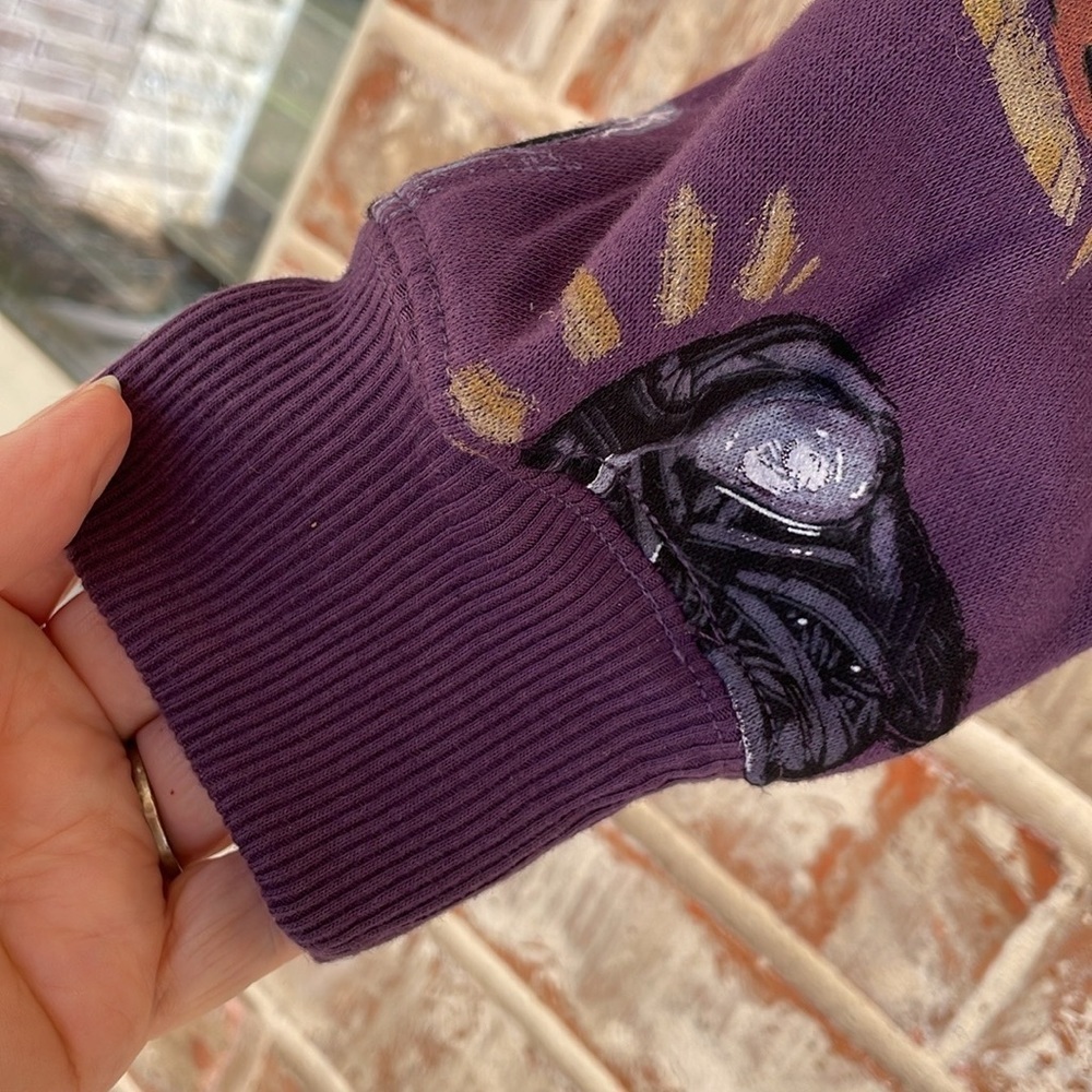 Marvel Black Panther Artist Series Purple‎ Cropped Sweatshirt - Picture 4 of 9